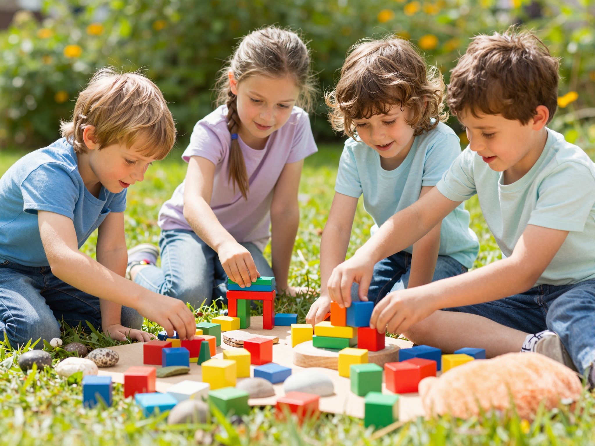 Az apróságok kreatív játékra serkentik a gyermekeket.