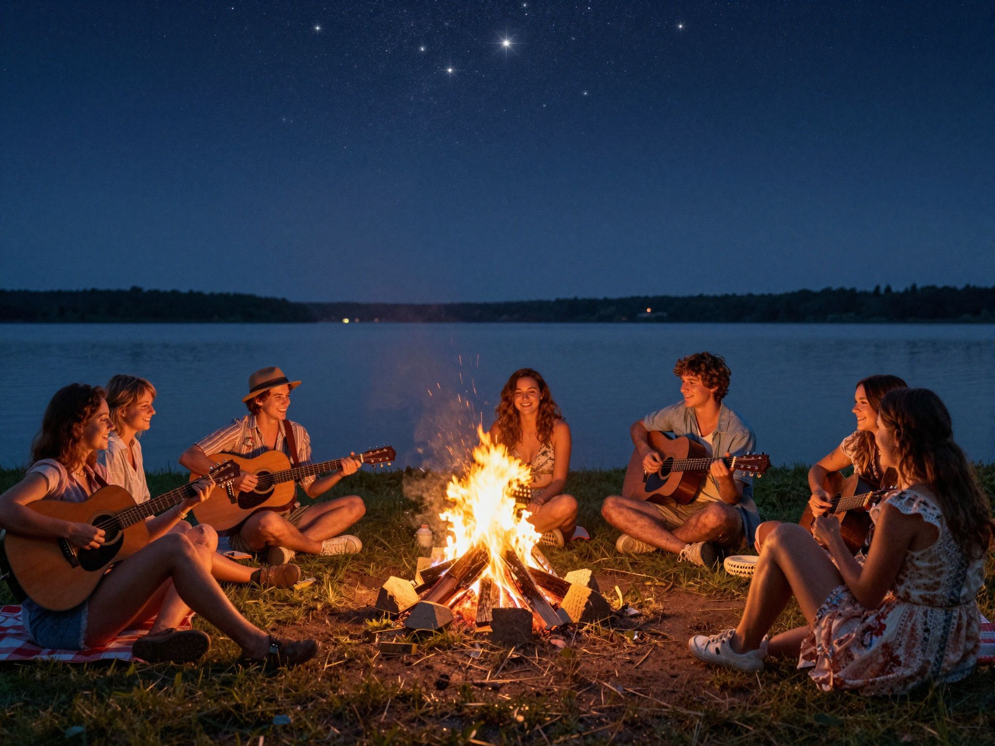 A Balaton partján a tábortűz varázsa sosem múlik.