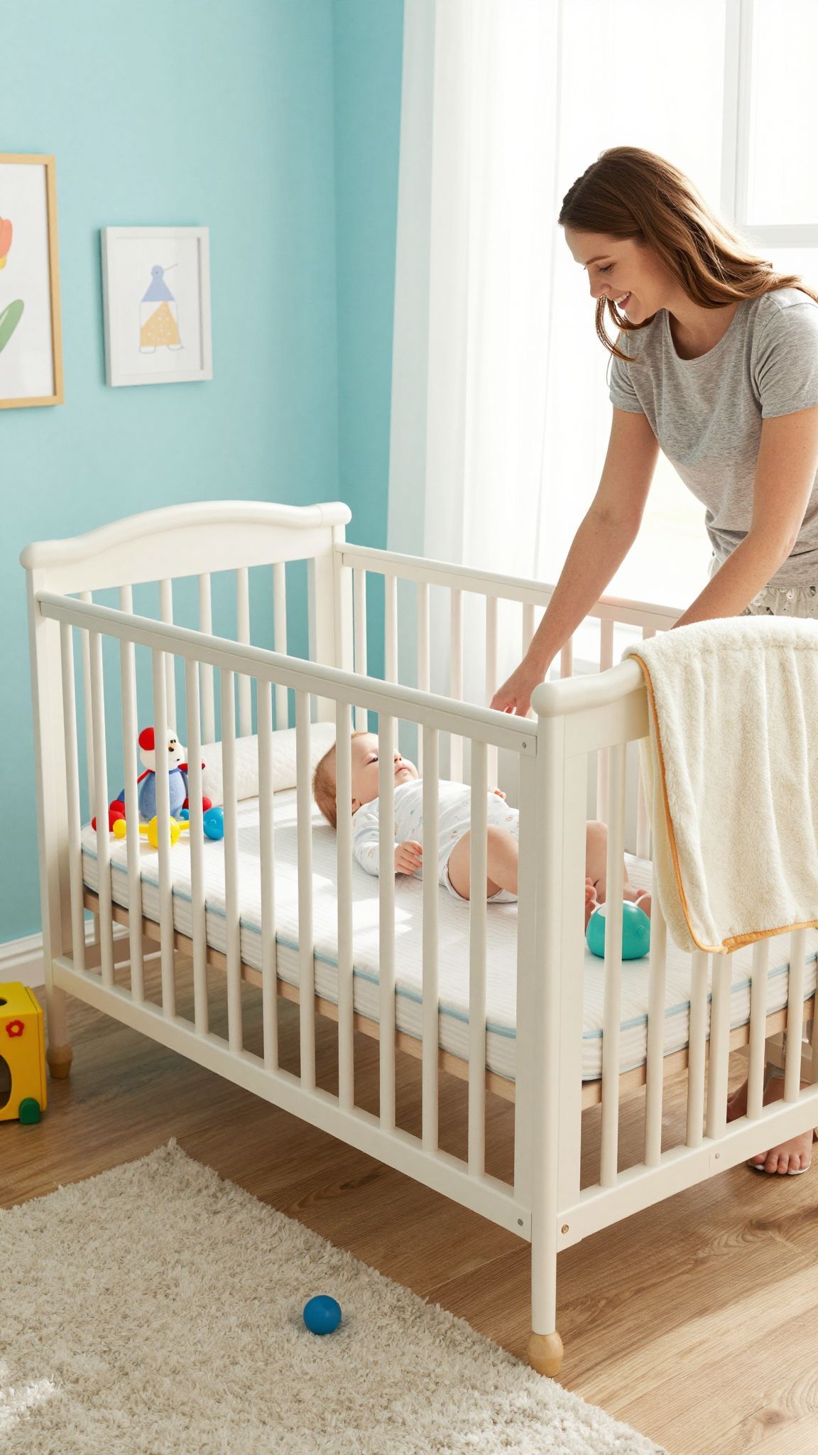 A megfelelő matrac megakadályozza a fulladásveszélyt a kiságyban.