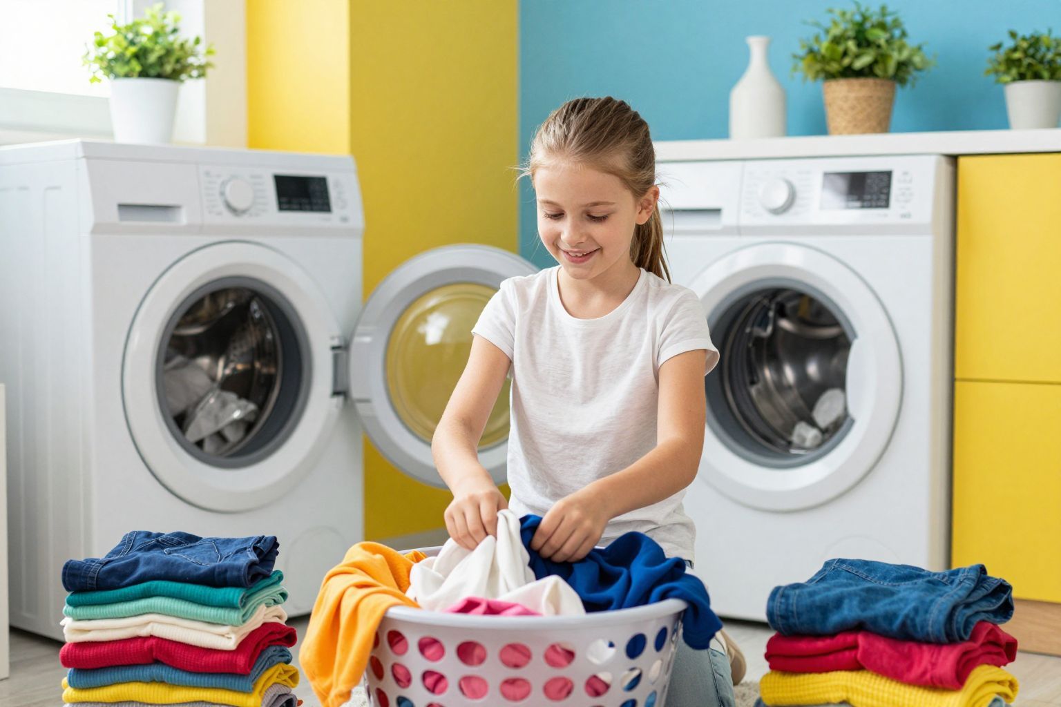 A színek és fehérneműk külön mosása megőrzi a ruhát.