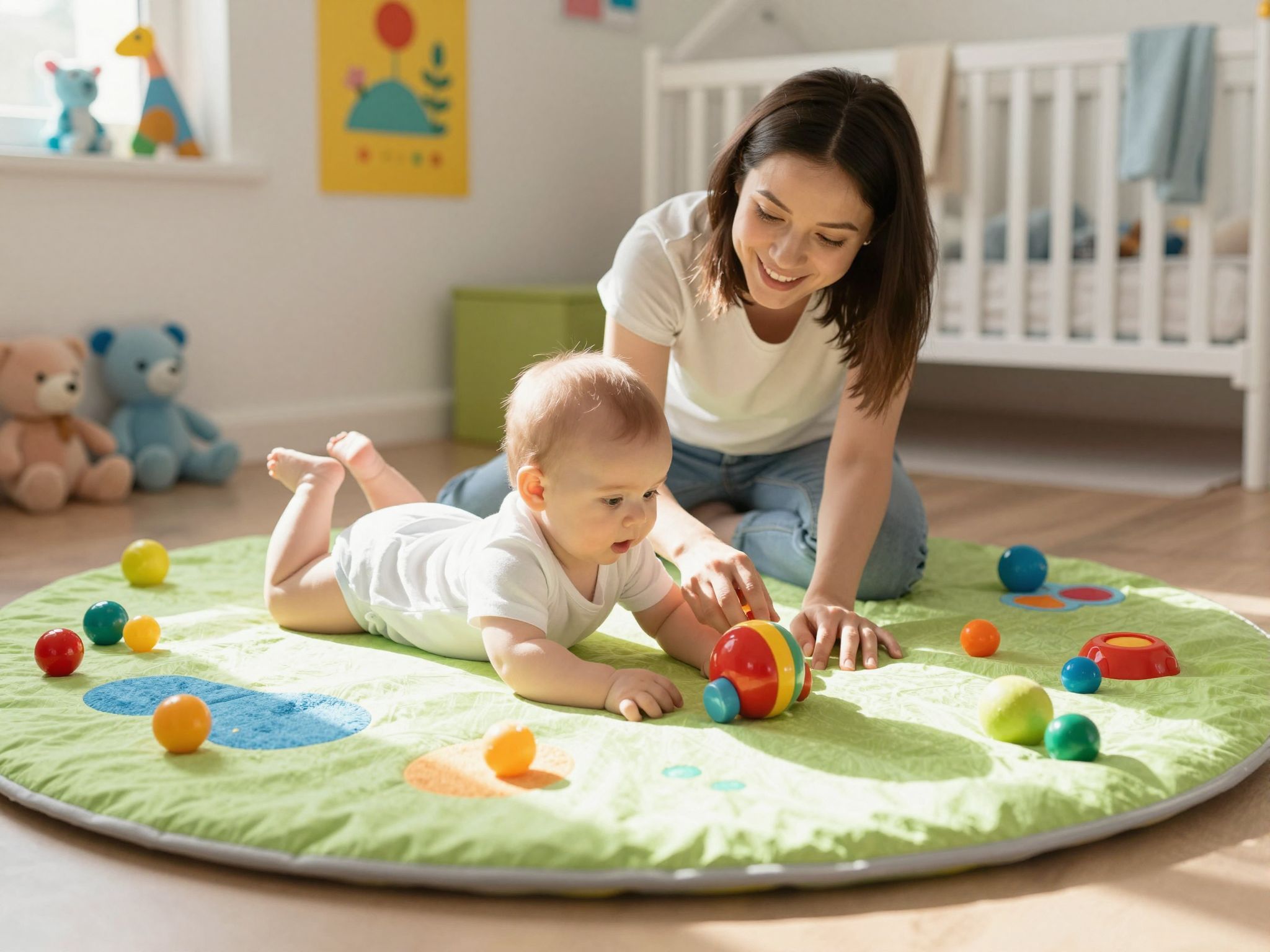 A mozgásfejlődés tempója gyermekenként eltérő lehet.