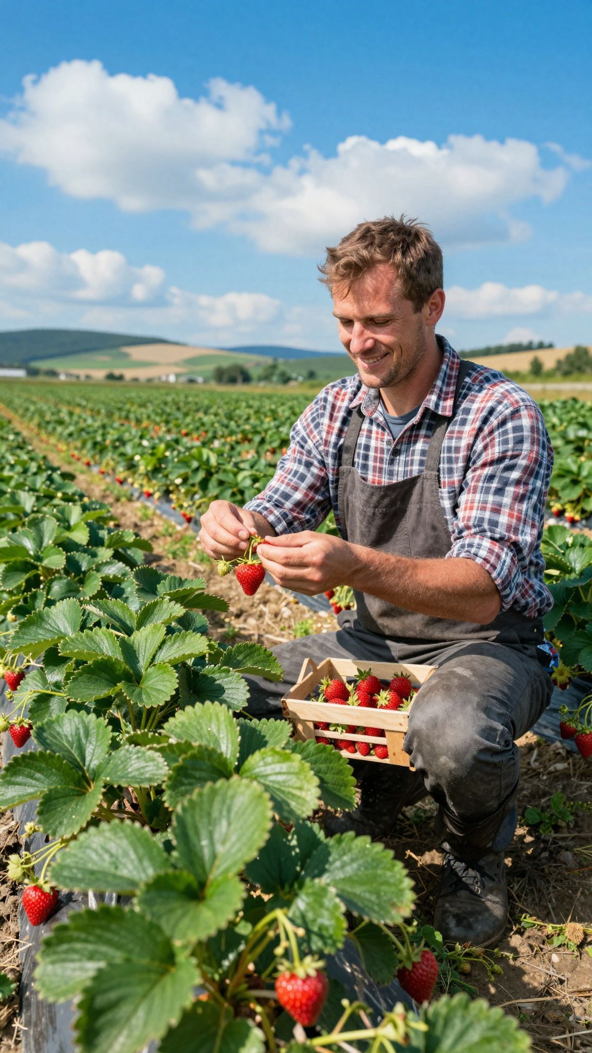 A növényvédelem biztosítja a magyar szamóca minőségét.