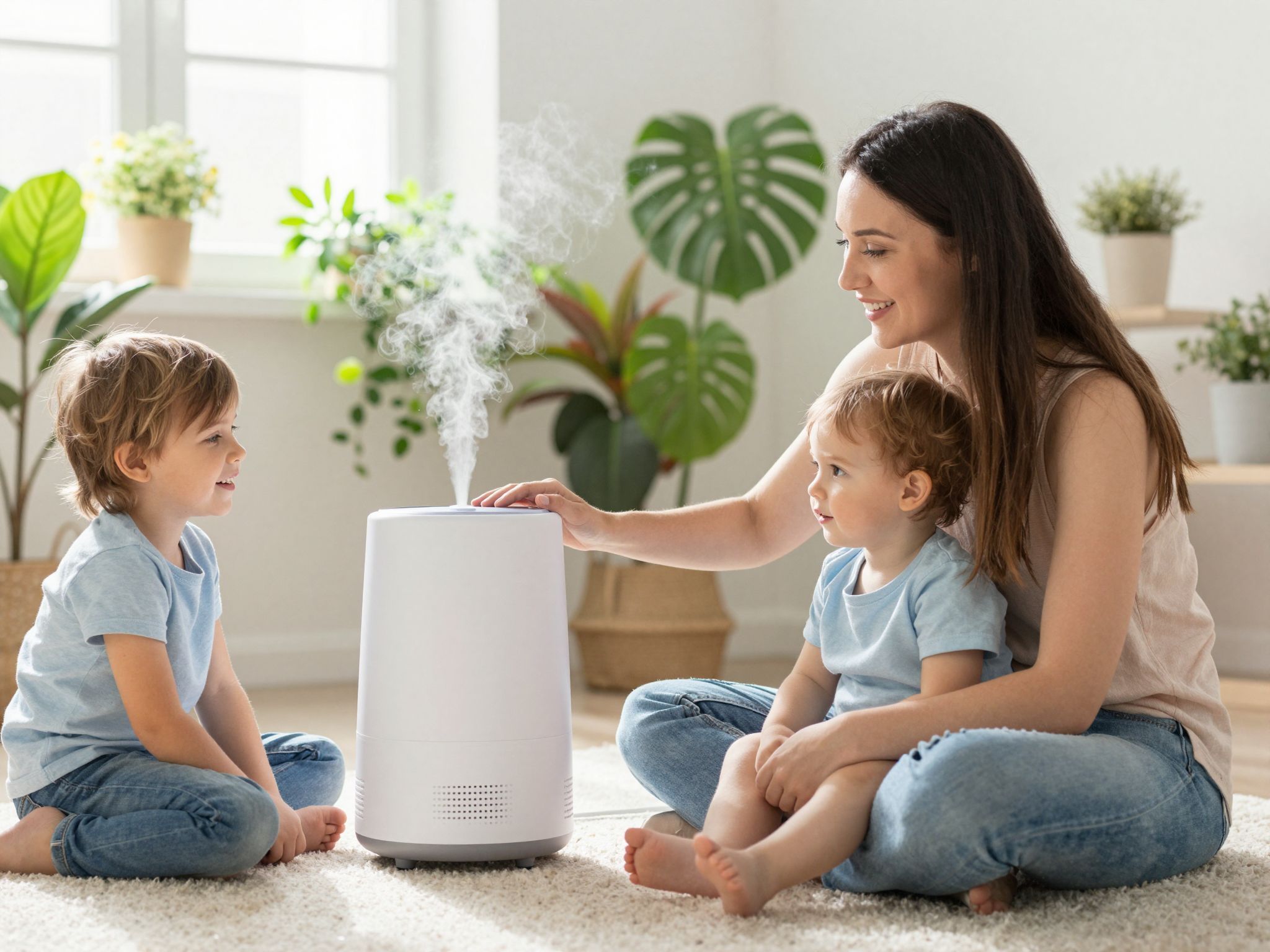 A párásító segít a légutak nedvességtartalmának növelésében.