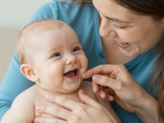 A reflexmosolytól a valódi mosolyig: Mikor mosolyog rád először a babád?