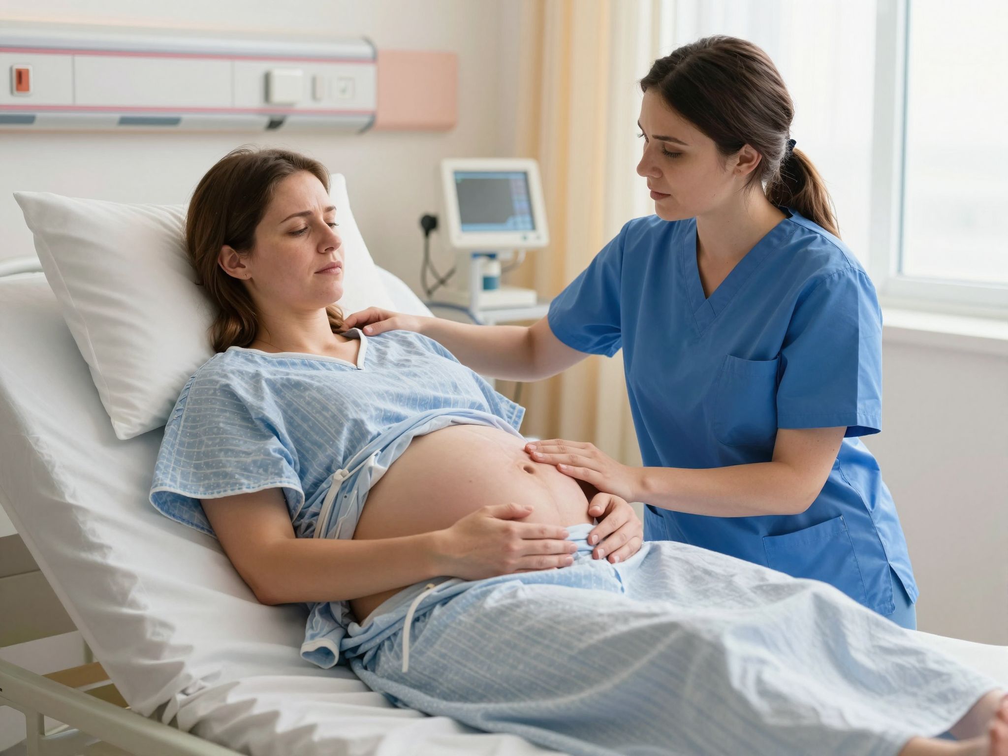 A szülés során a méh izmai erőteljesen összehúzódnak.