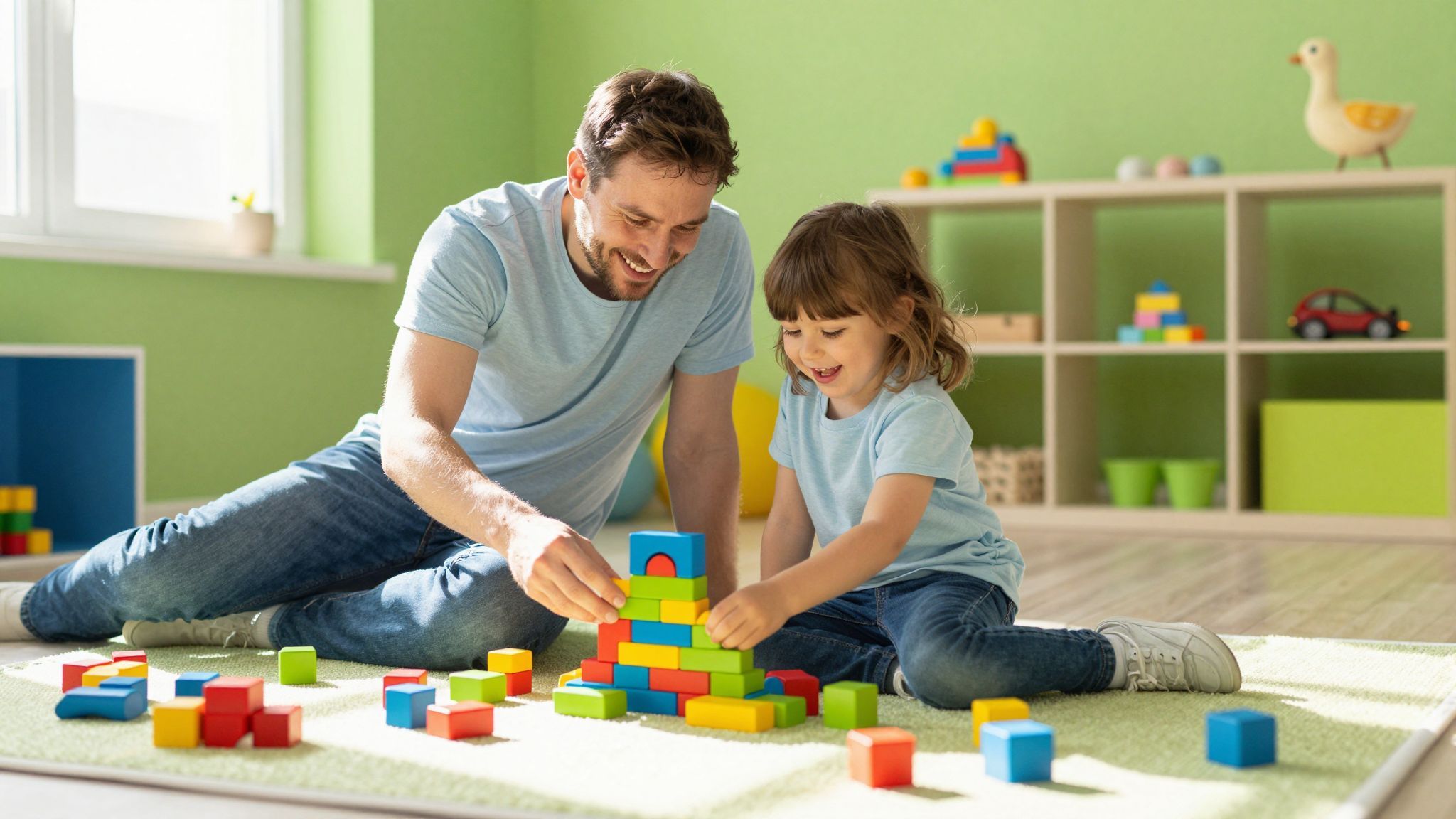 A szülők mint modellek segítik a gyermekek stresszkezelését.