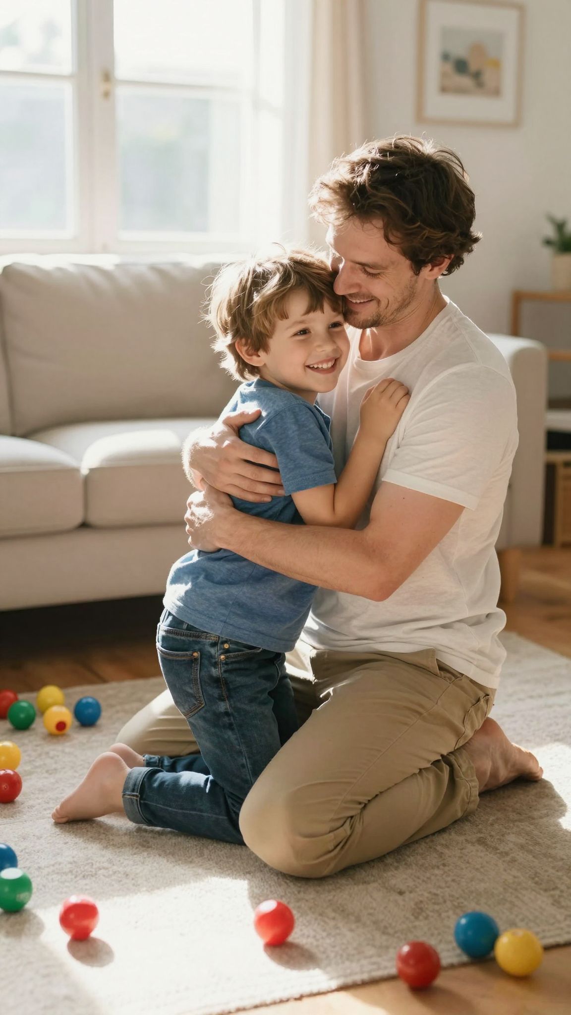 A szülői ölelés csodát tehet a gyerekek lelkében.