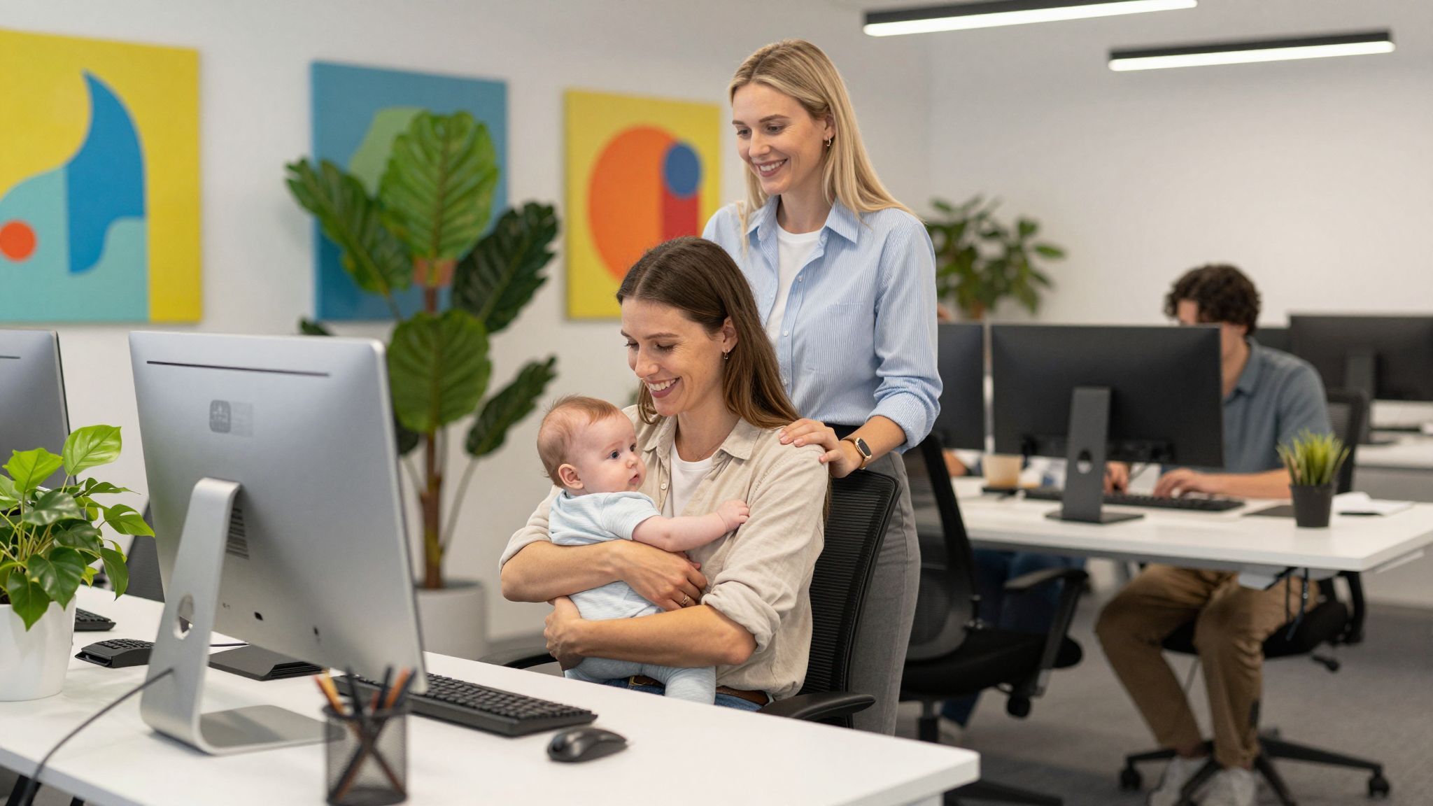 A technológia segíti a munkahelyi támogatások hatékonyságát.