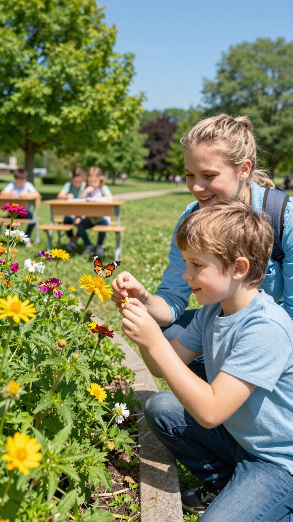 A természet megfigyelése serkenti a gyerekek kreativitását.
