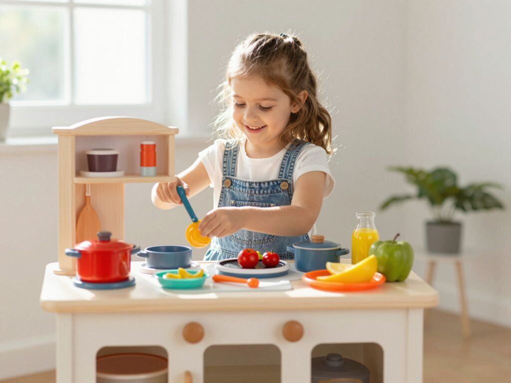 Ajándékötlet lányoknak: miért a játékkonyha az egyik legjobb fejlesztő játék?