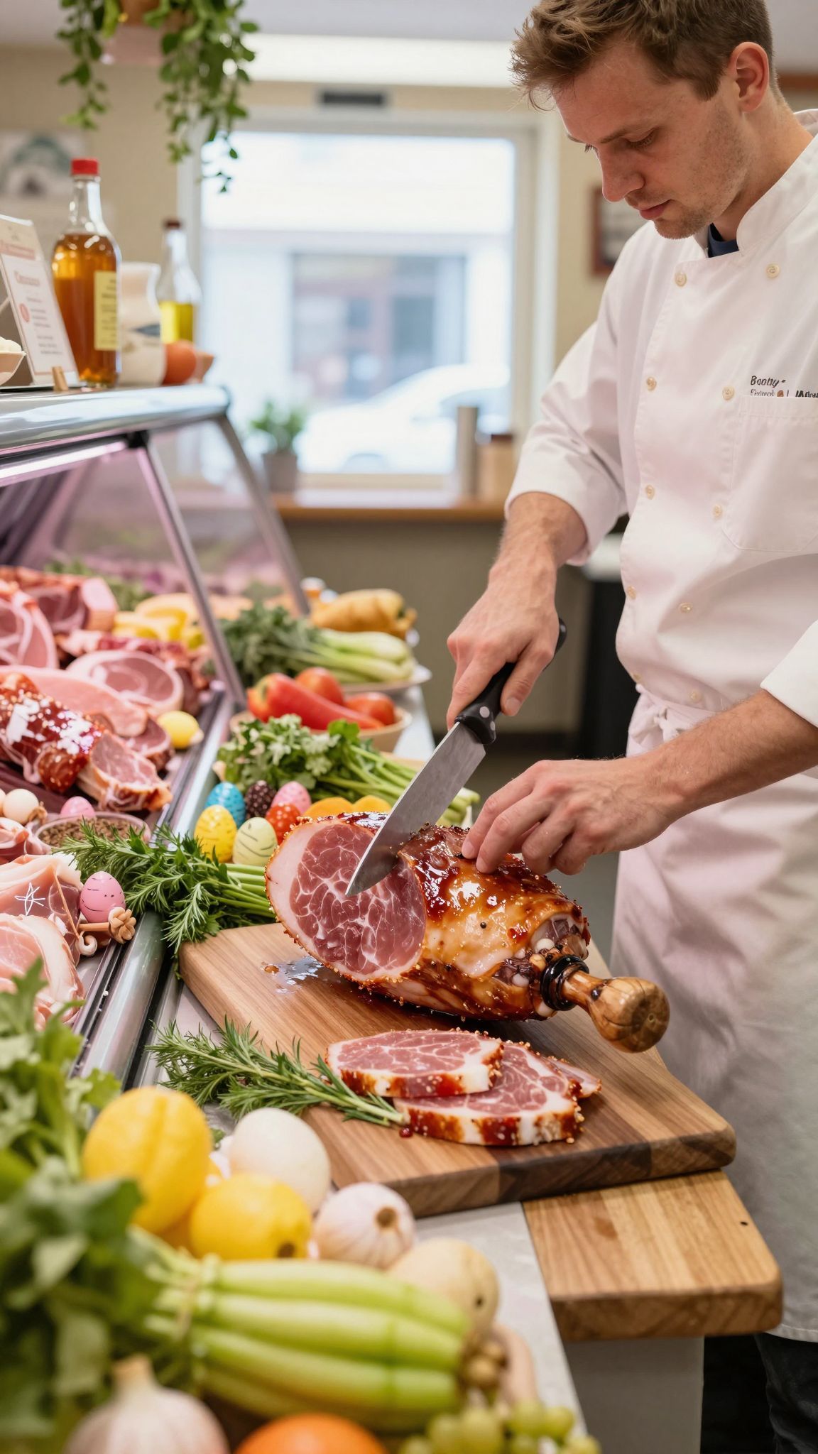 A címke a hús eredetéről és feldolgozásáról árulkodik.