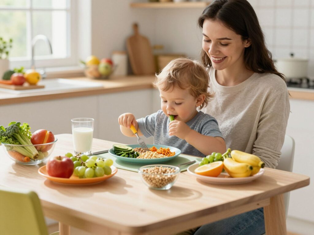 Az 1-3 éves gyermek napi étrendje: ennyit kellene ennie a kicsinek egy nap