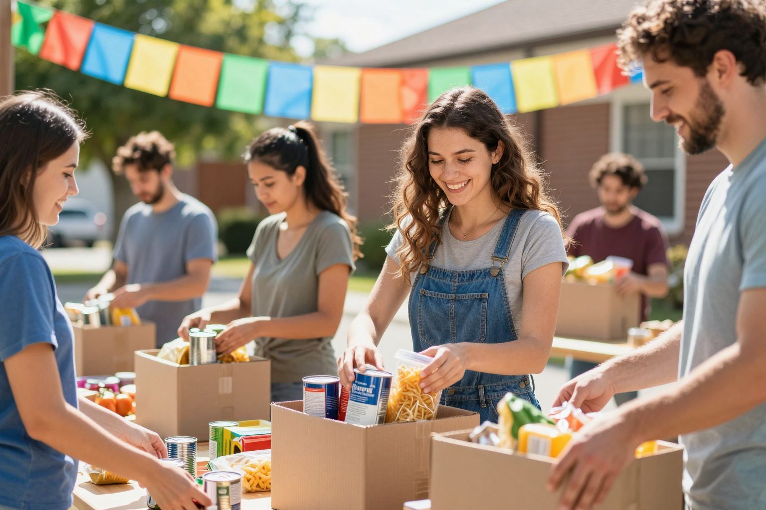 Az adományozás erősíti a közösségi kapcsolatokat és empátiát.