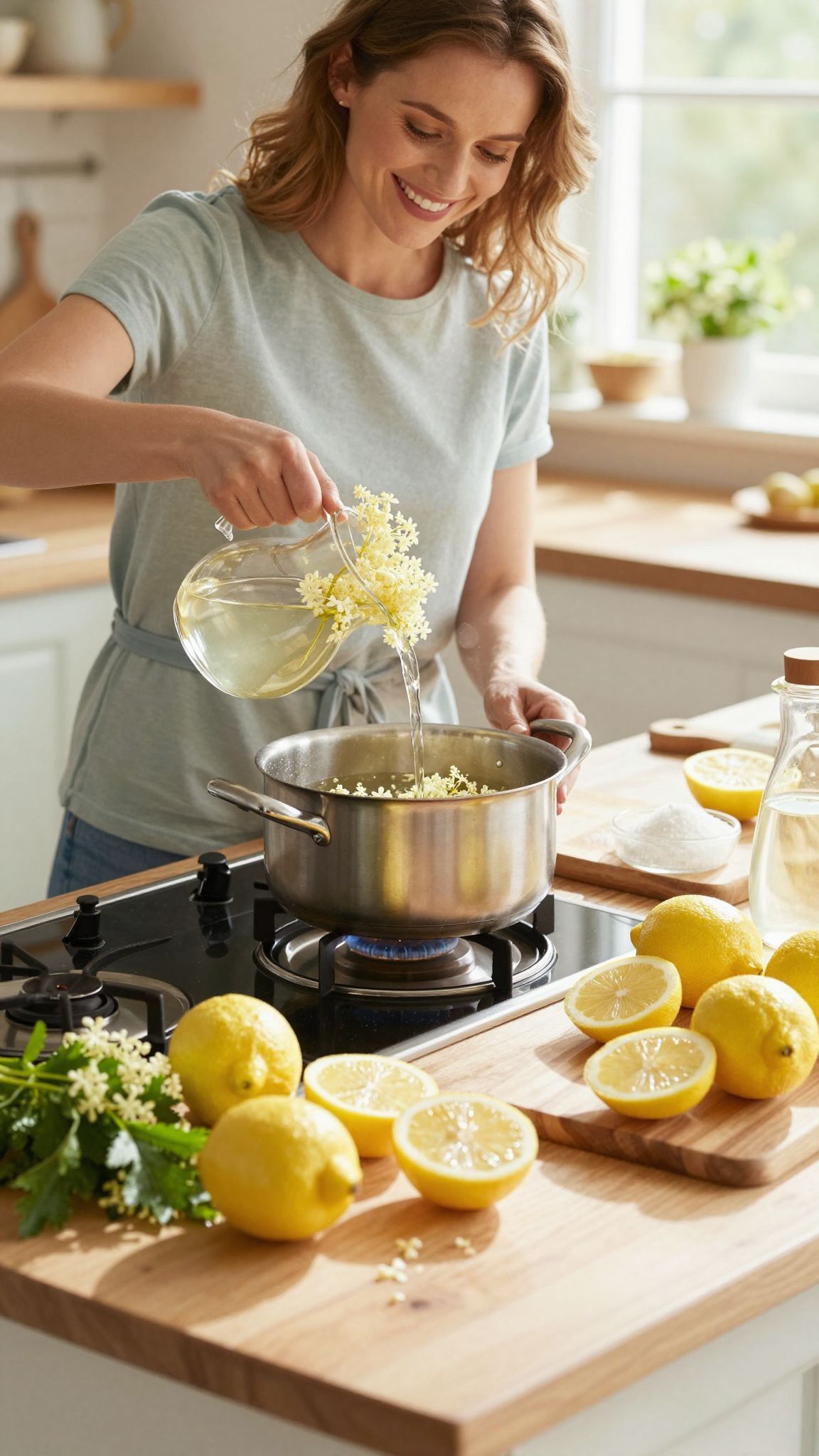 A friss bodza és tiszta víz kulcsfontosságú az ízhez.