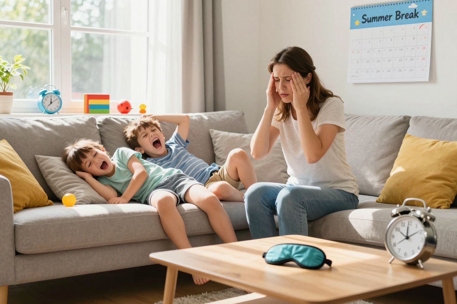 A bioritmus felborulása alvási problémákhoz vezethet nyáron.