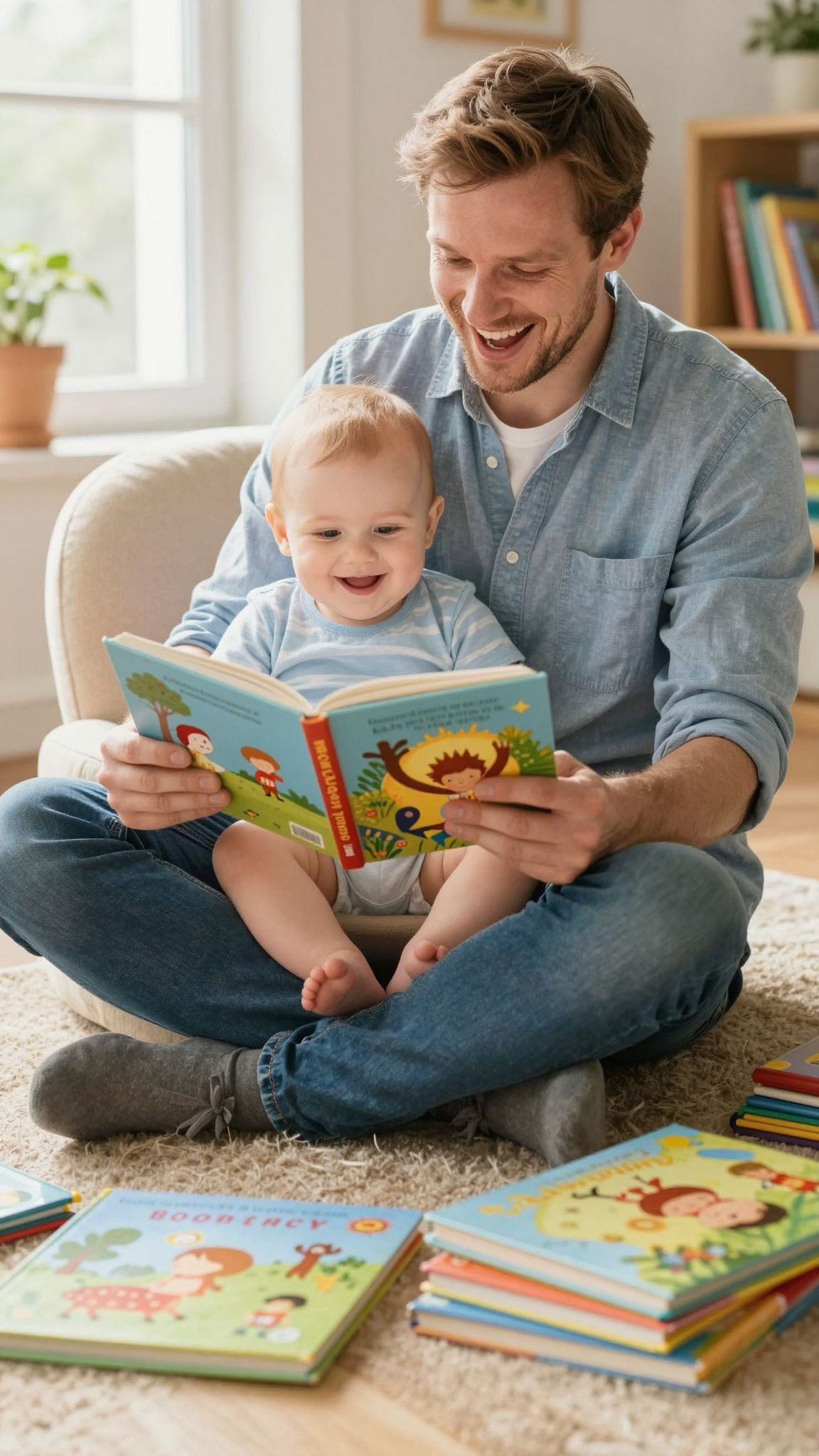 Az apák mesélés révén erősítik a gyermekek kötődését.