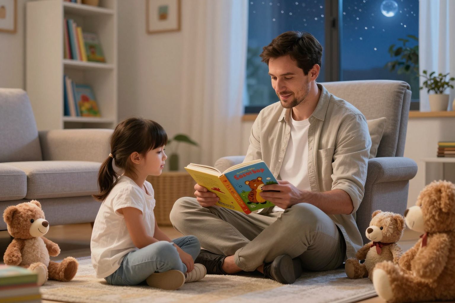 Az apák mesélése erősíti a szülő-gyerek kapcsolatot.