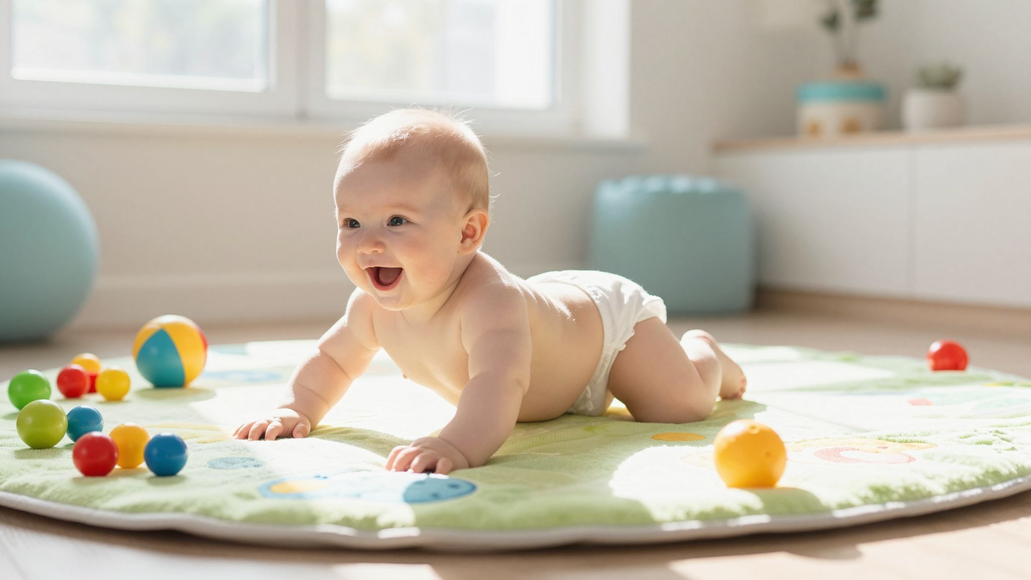 Az átfordulás önállóságot és felfedezést jelent a babáknak.