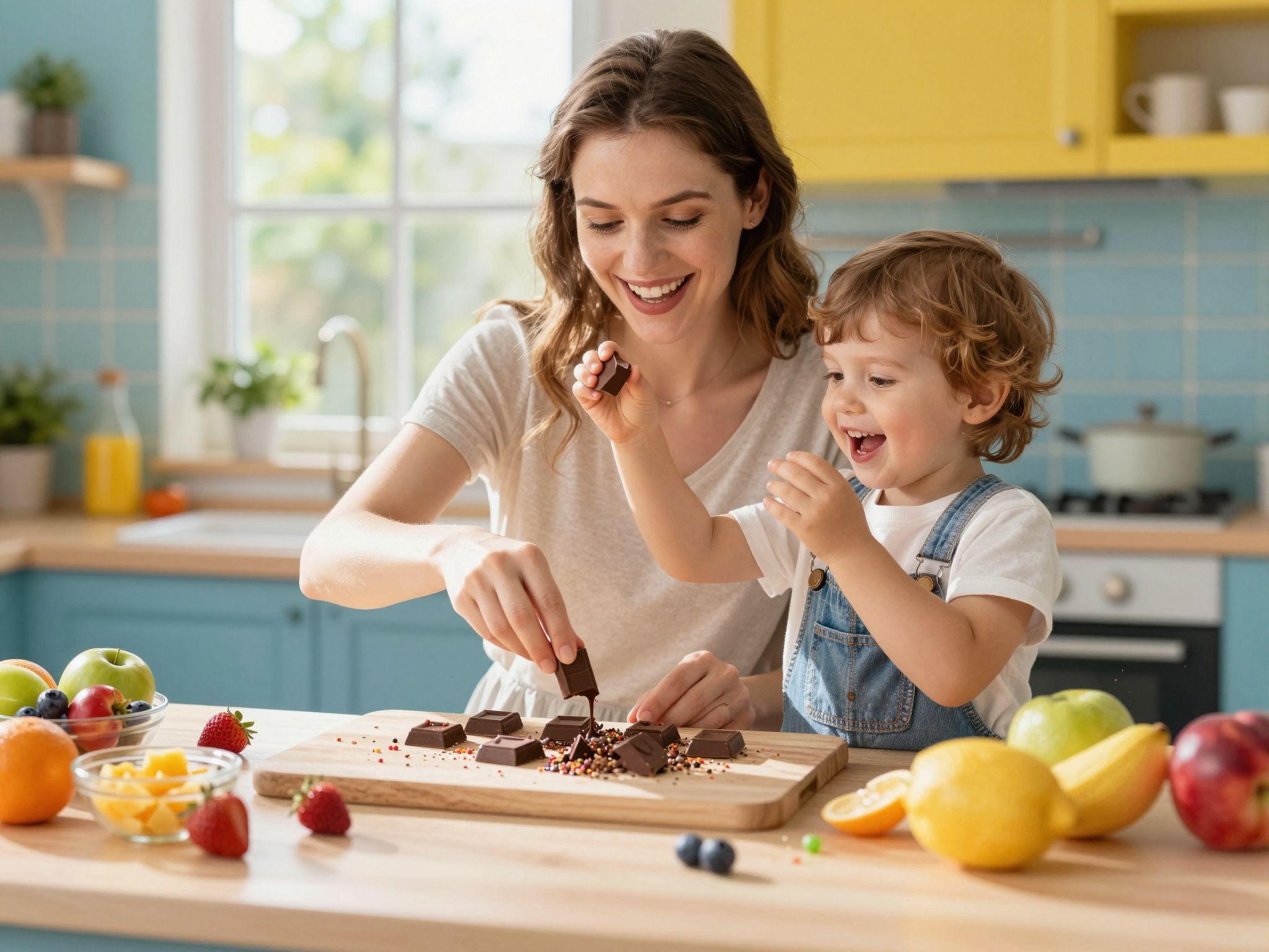 A csokoládés élmény a gyerekek örömének alapja lehet.
