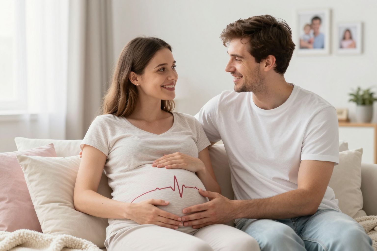 A szívhangok megnyugtatják a kismamákat érzelmileg.