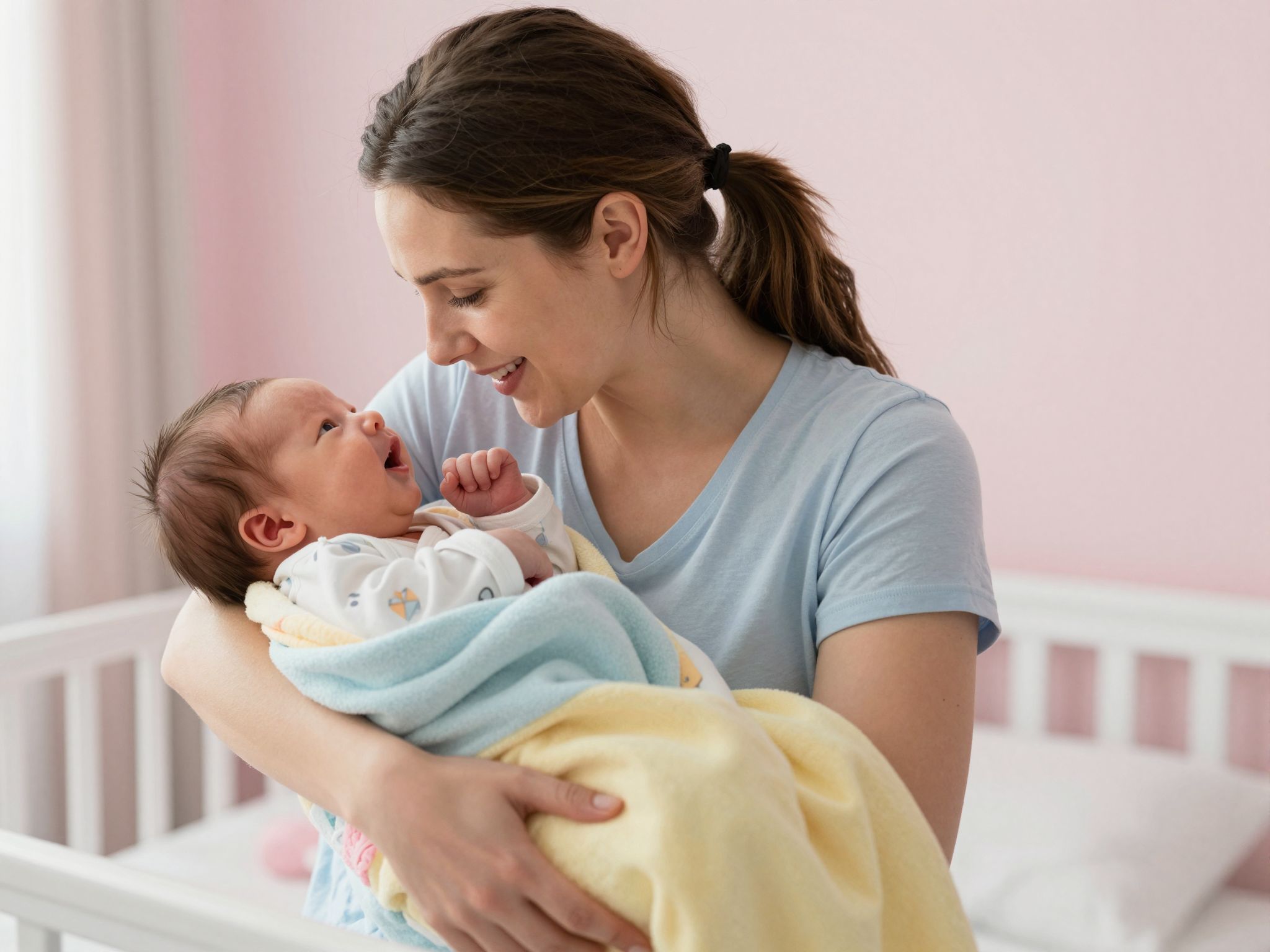 Az érzelmi kötődés fokozatosan alakul ki gyermekágyban.