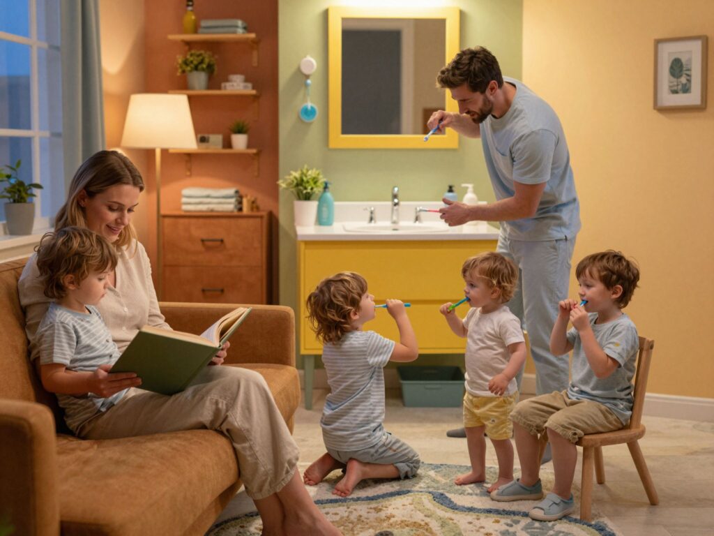 Az esti rutin kihívásai: miben más egy egygyerekes és egy hármasikres család élete?