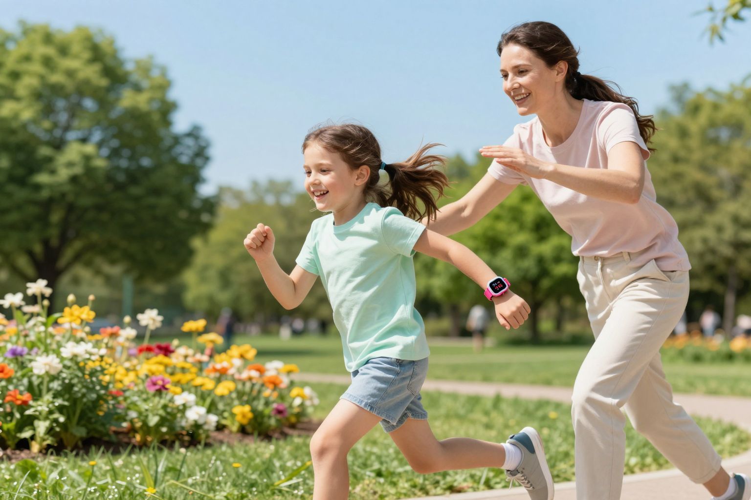 Az okosóra segíti a gyerekek aktív életmódját.