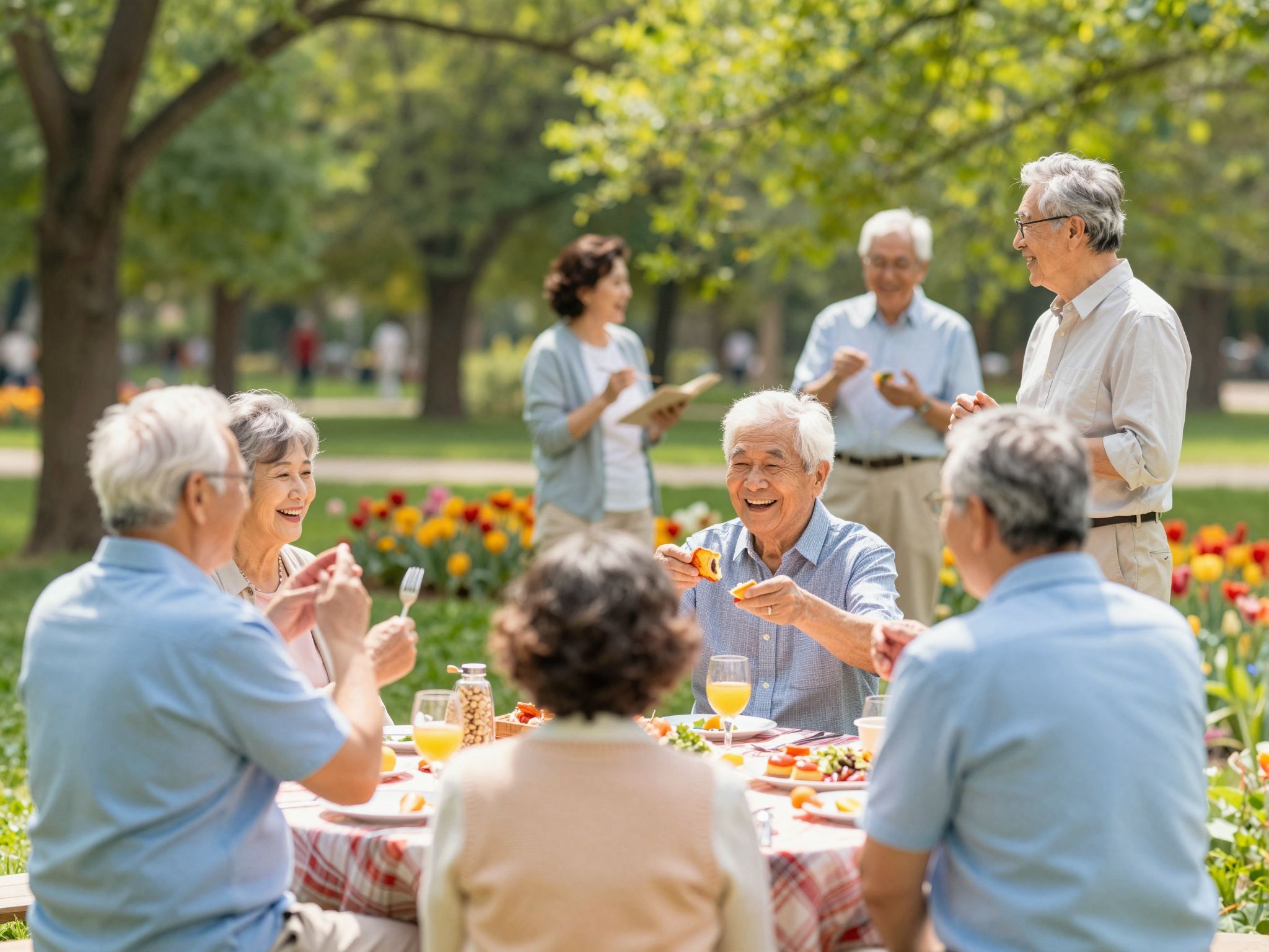 A társas aktivitás csökkenti az öregedés hatásait.