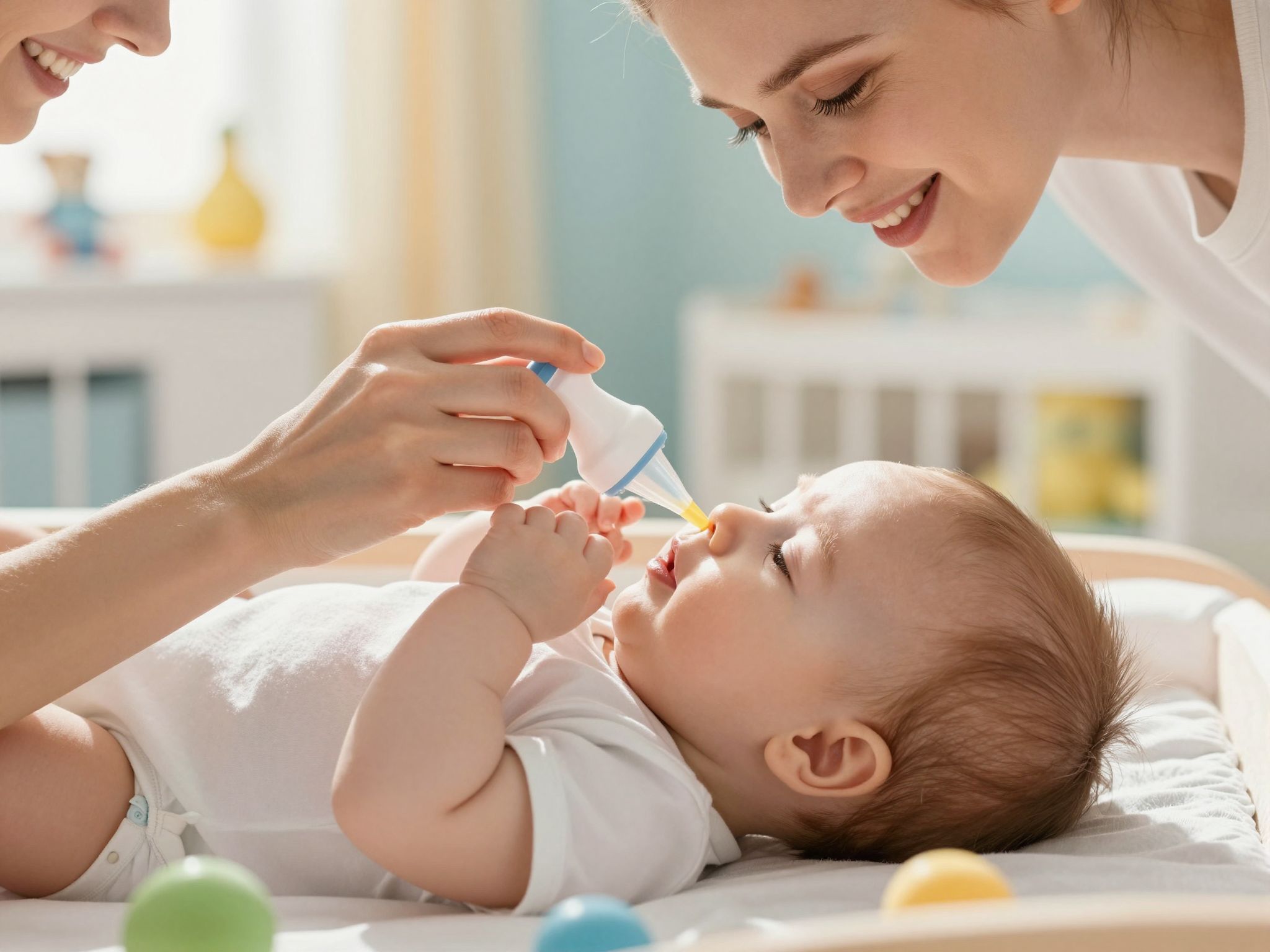 A helyes orrszívás technika kulcsfontosságú a babák számára.