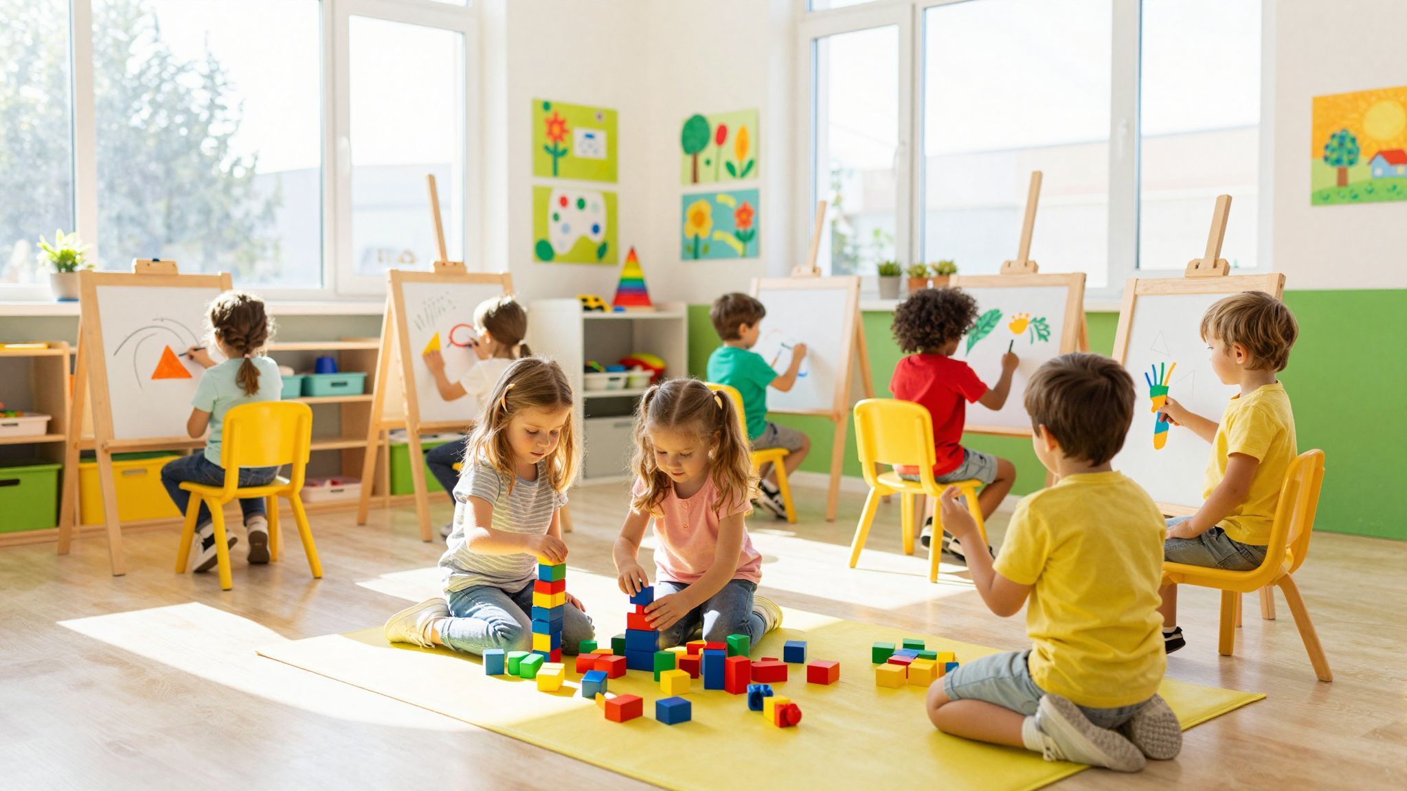 Az óvodáskorban a társas kapcsolatok tanulása kulcsfontosságú.