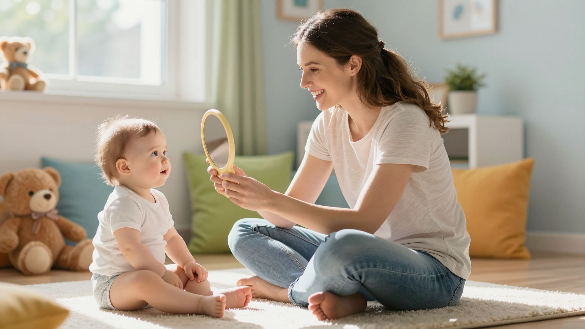 Az utánzás elősegíti a szociális készségek fejlődését.