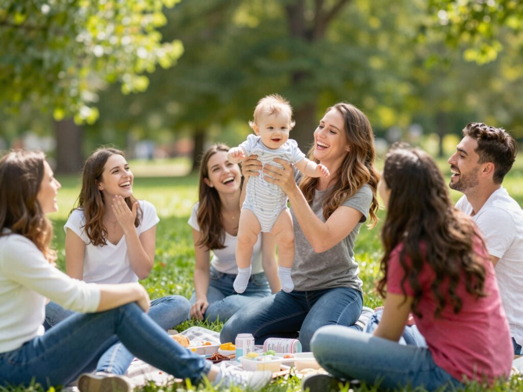 Barátok és a baba: tippek, hogy megmaradjanak a régi kapcsolatok