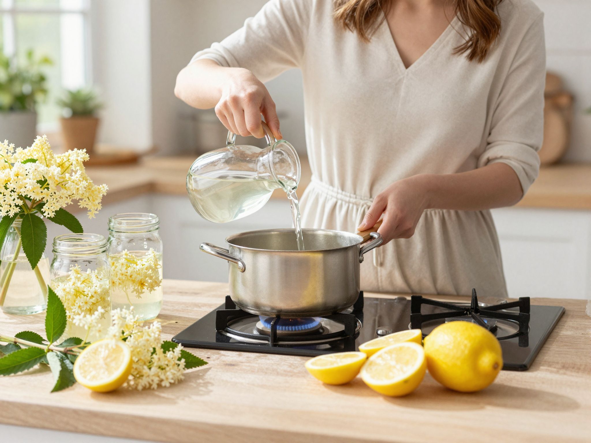 Cukormentes bodzaszörp édesítéséhez használj eritritet vagy steviát!
