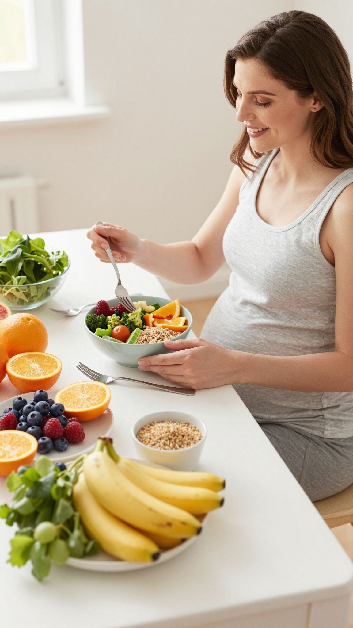 A tápláló étrend segíti a magzati agy fejlődését.