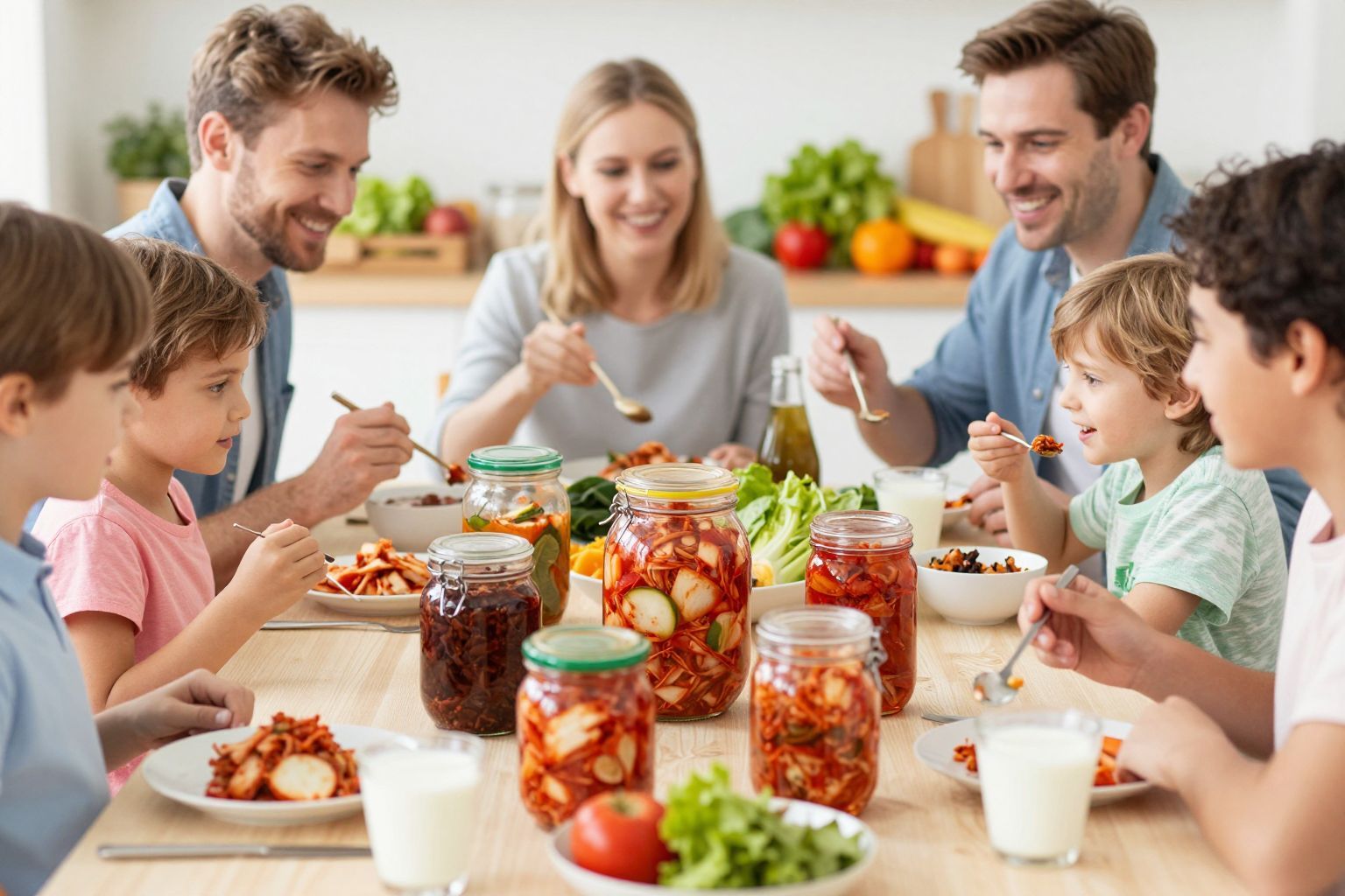 A fermentált ételek támogatják a bélflóra egészségét.