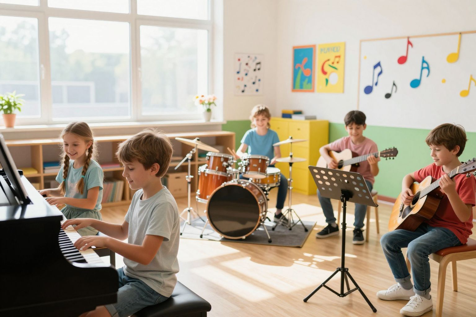 A hangszeres játék javítja a finommotorikus képességeket.