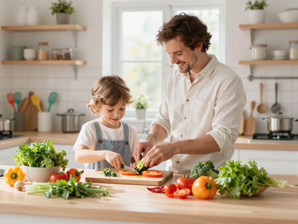 Főzzünk együtt: hogyan fejleszti a gyereket a közös konyhai tevékenység?