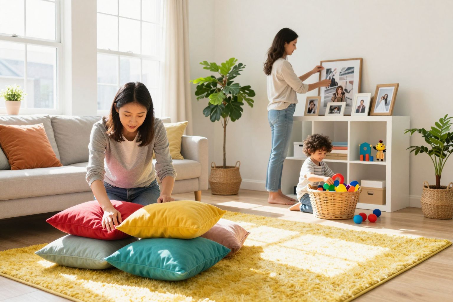 A fészekrakó ösztön segít a biztonságérzet megteremtésében.