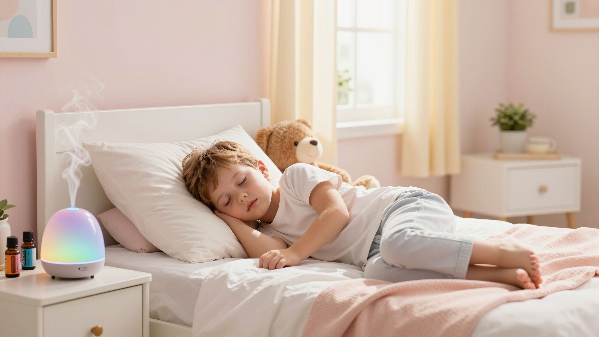 A levendula illóolaj segíthet a gyermekek alvásában.