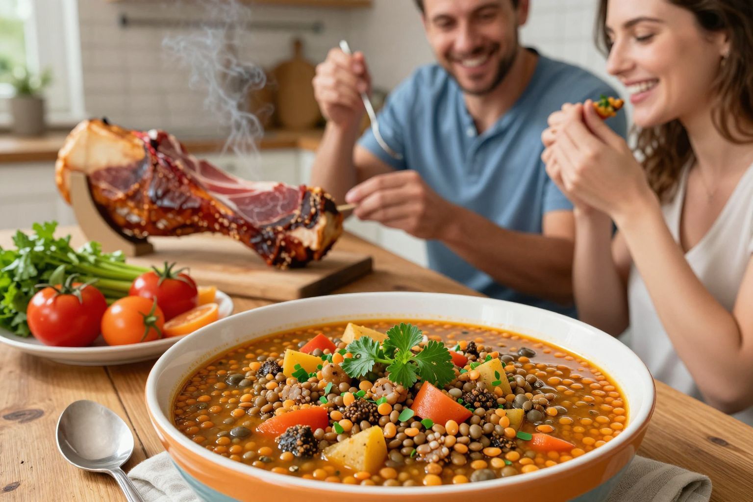 A lencsefőzelék tápanyagban gazdag, változatos alapanyag választható.