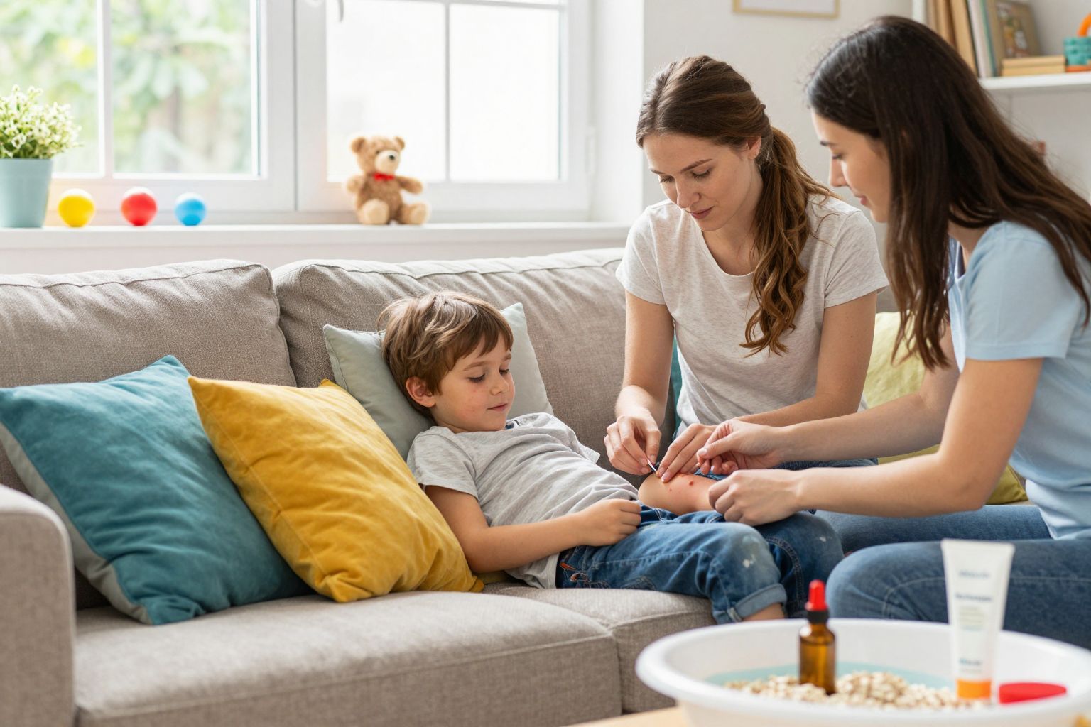 A láz csillapításához használj hűvös vizes borogatást.