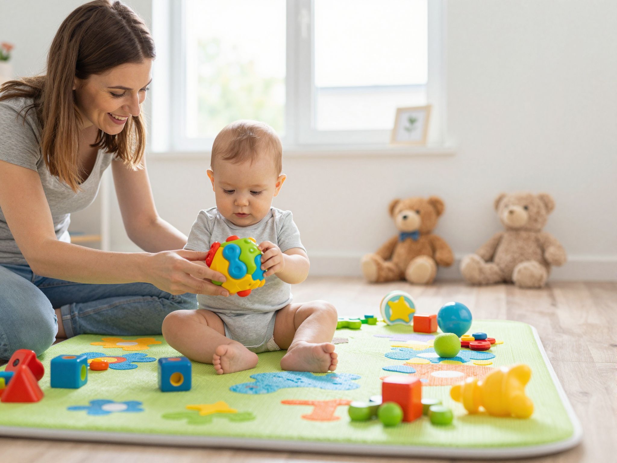 A babák látása születéskor homályos, az első hónapokban tisztul.