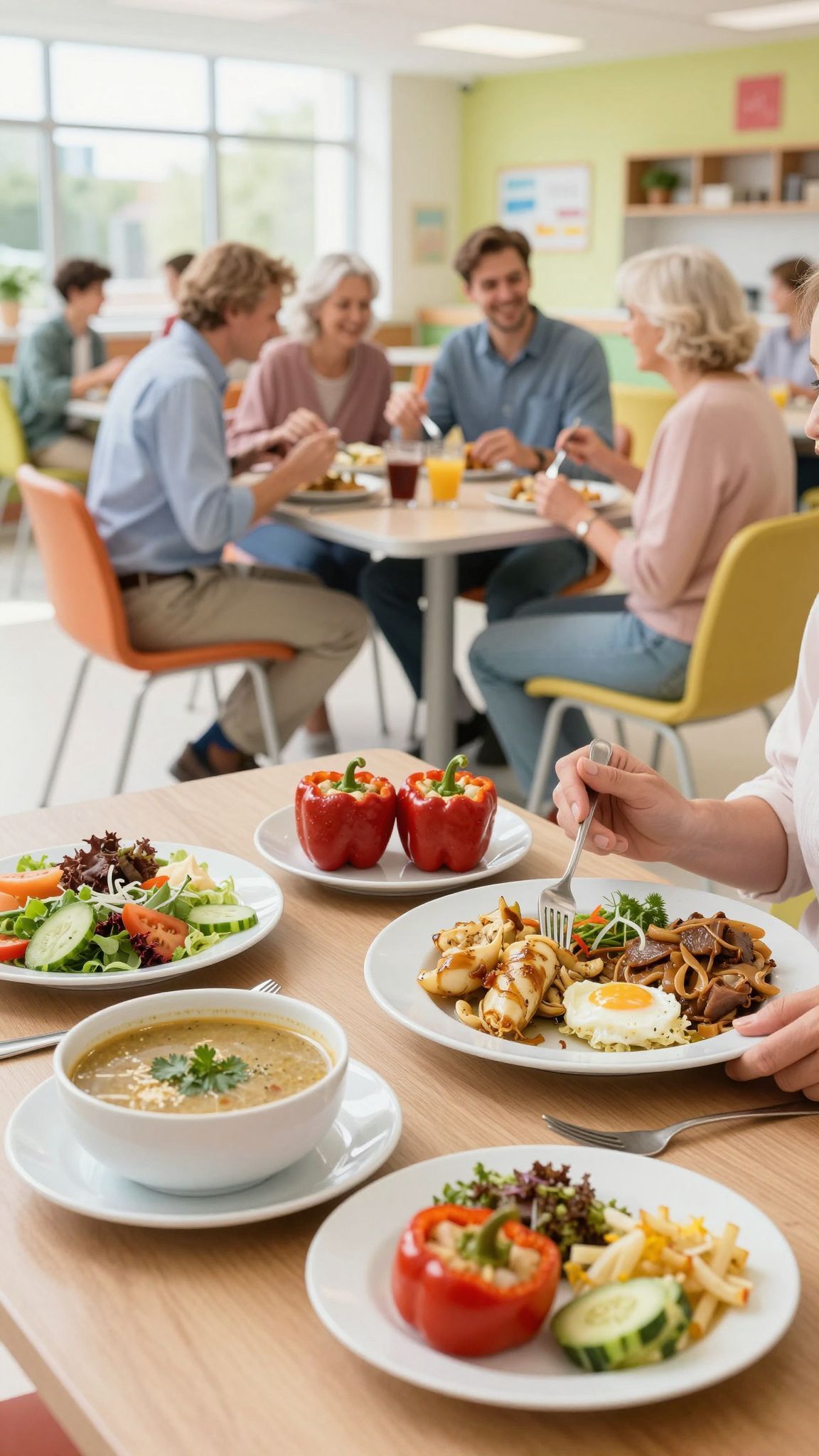 A kórházi menük gyakran figyelembe veszik az étkezési igényeket.