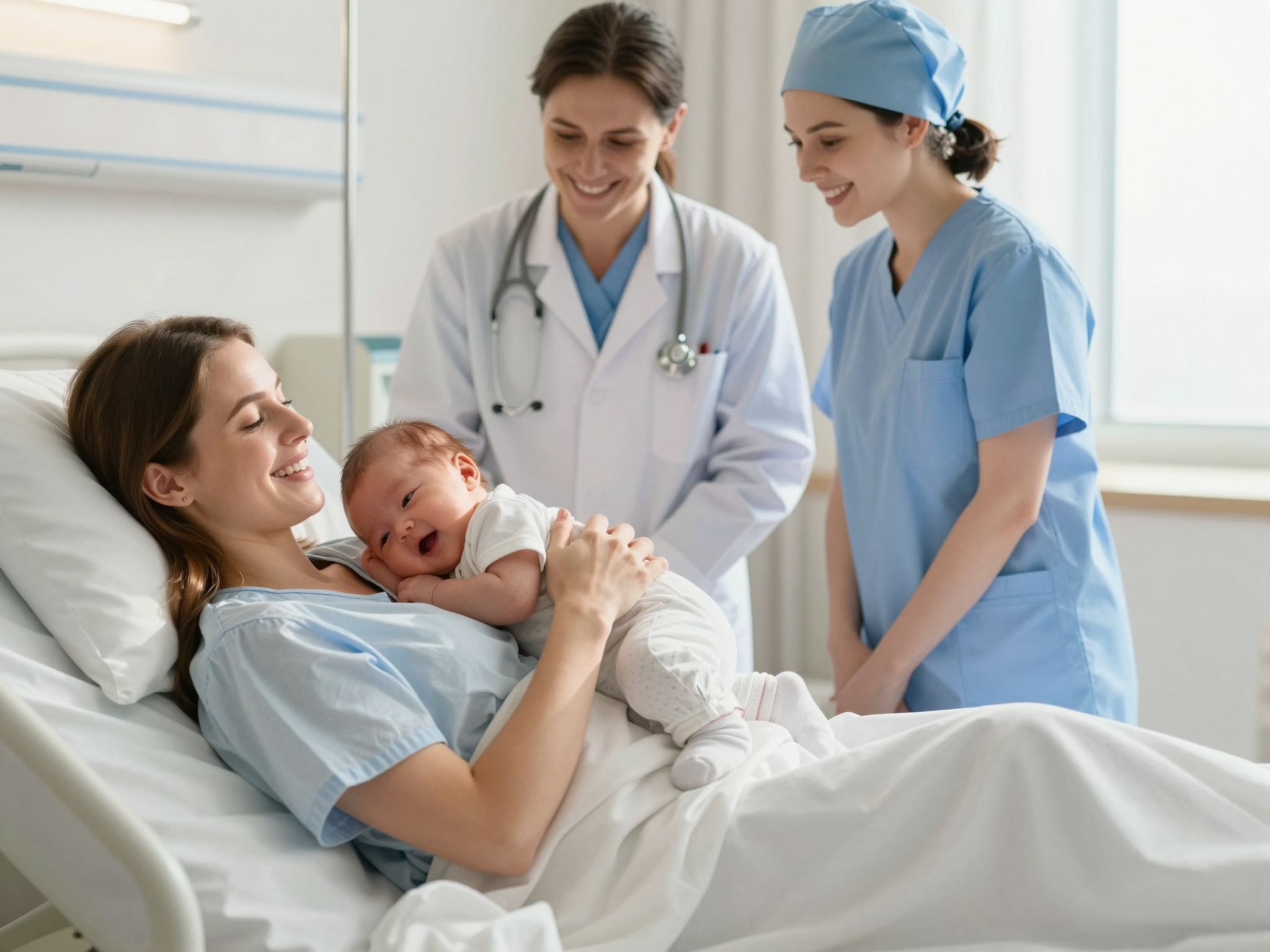 A terhesen született babák ritka, de létező jelenség.