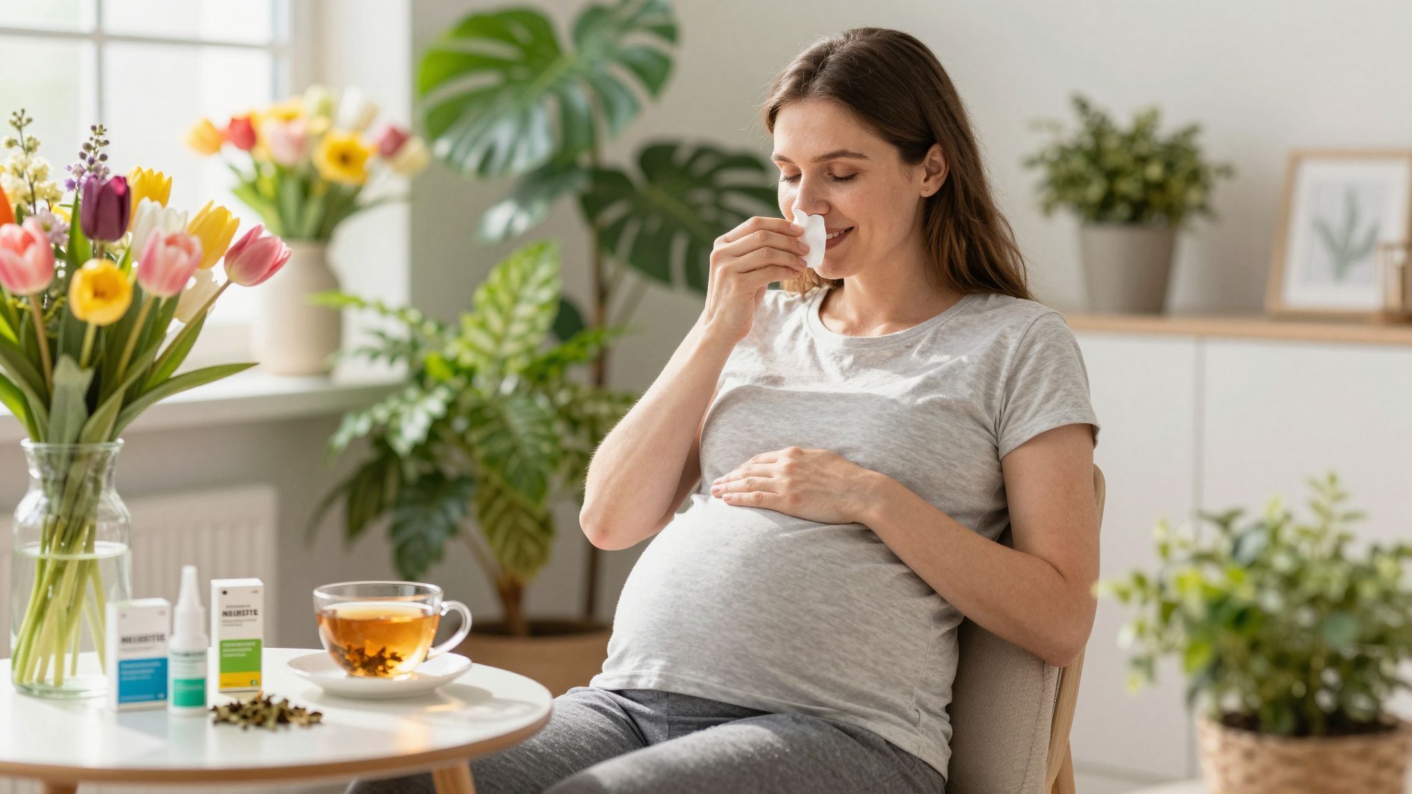 A terhesség alatt is figyelni kell az allergiás reakciókra.
