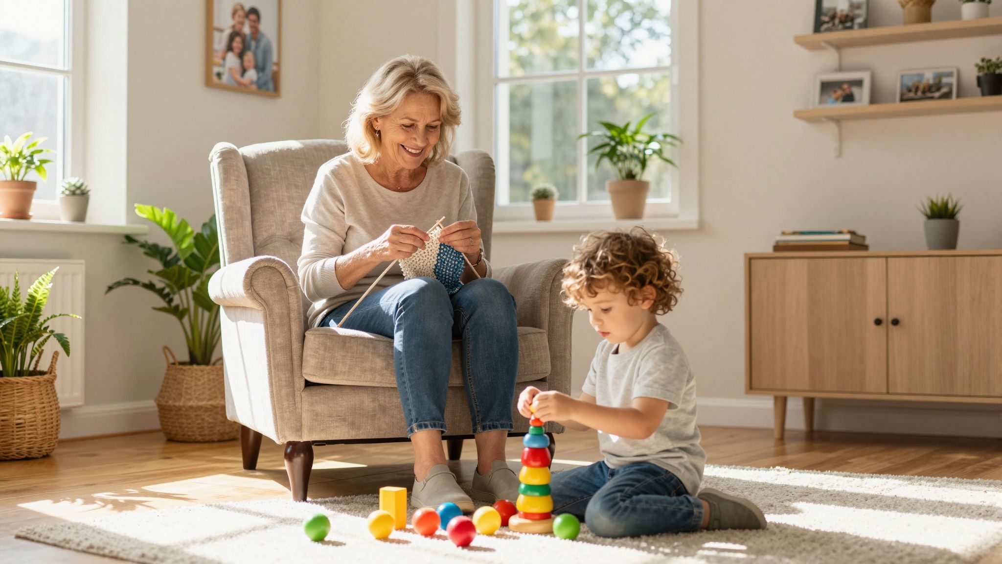 Az anyai nagymamák érzelmi támogatást nyújtanak unokáiknak.