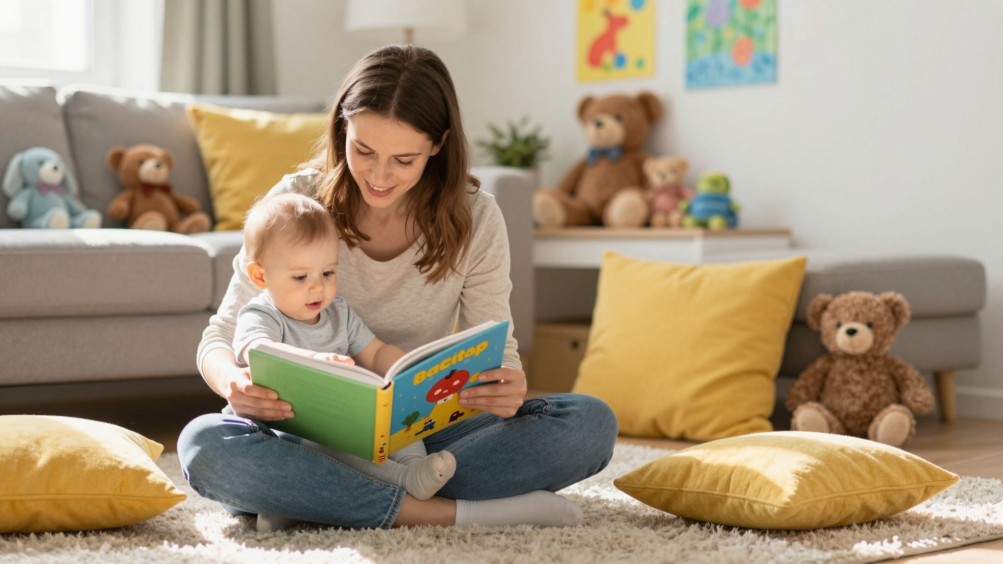 A baba fejlődéséhez kulcsfontosságú a mesélés és az interakció.