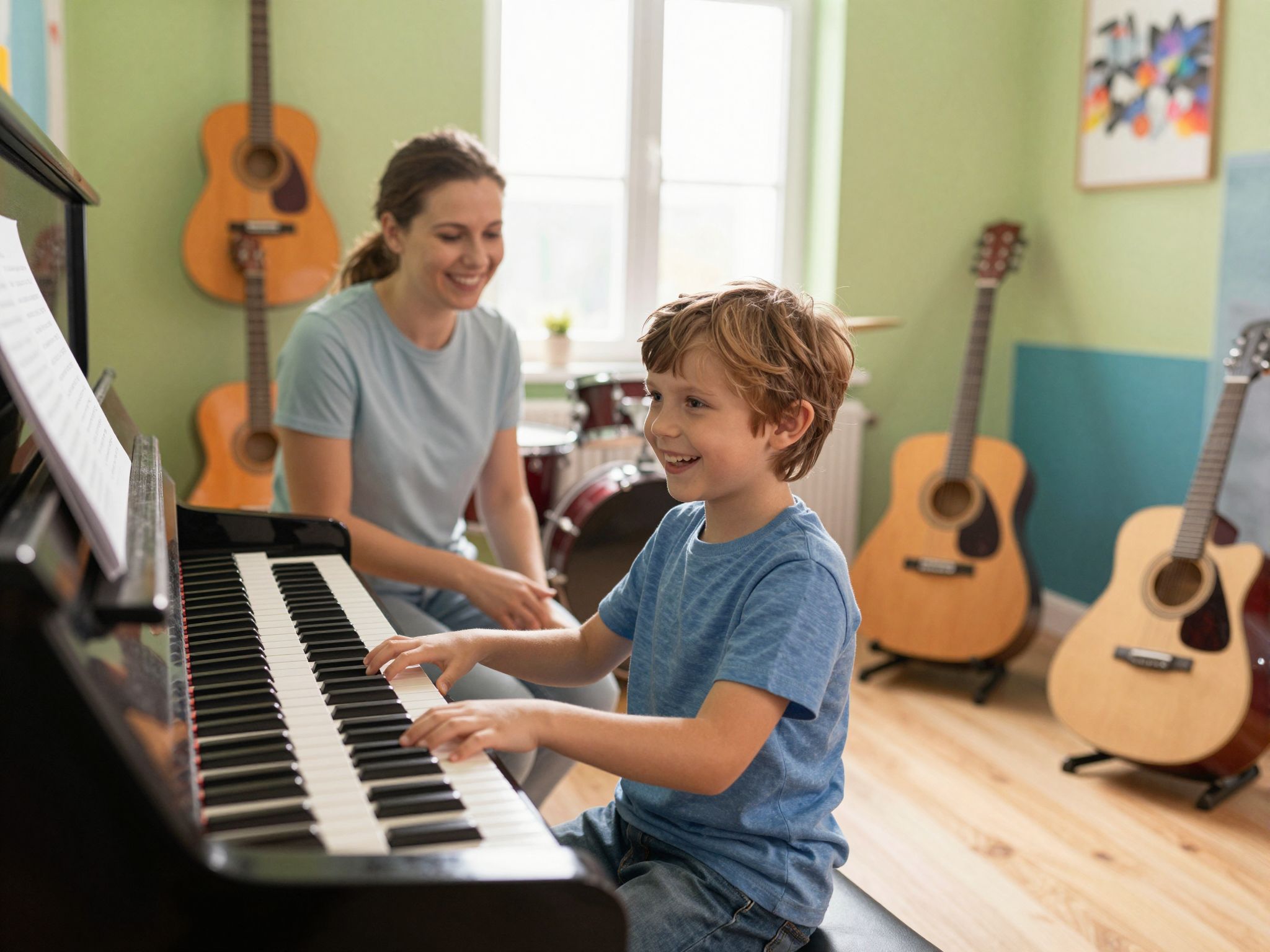 A gyermek személyisége meghatározza a legmegfelelőbb hangszert.