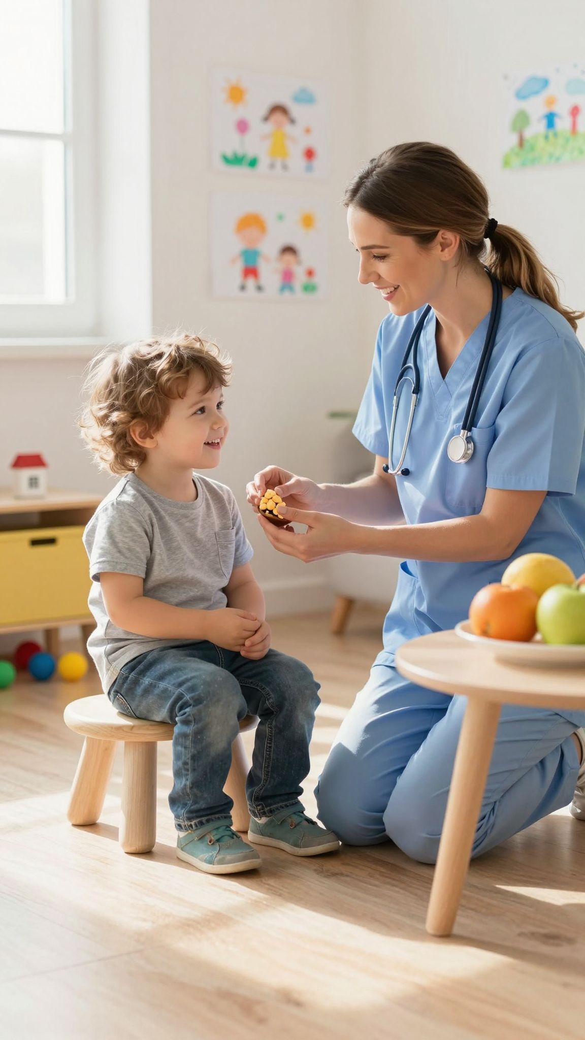A védőnők segítik a kisiskolás gyermekek egészségét.
