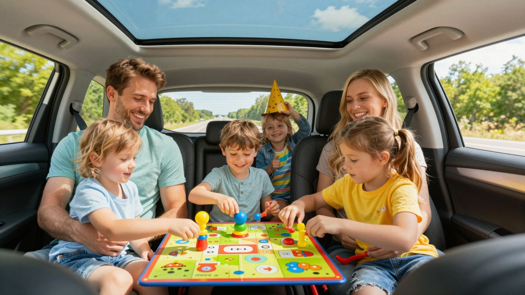 Szórakoztató játékok segítik a hosszú utazás elviselését.